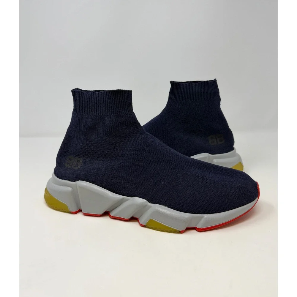 Balenciaga Speed Trainer Navy/Red Size 9 US 42 EU